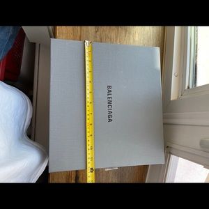 Balenciaga shoes box